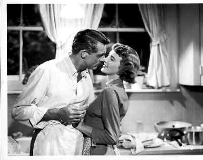 Cary Grant and wife Betsy Drake in Room for One More 1952