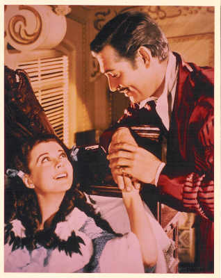 Clark Gable, Vivien Leigh in Gone With the Wind 1939