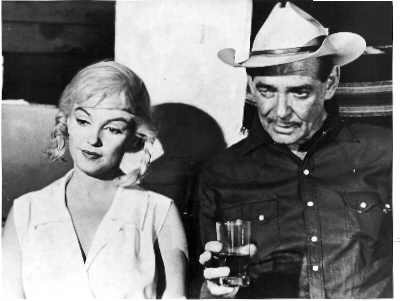 Clark Gable, Marilyn Monroe in The Misfits 1961