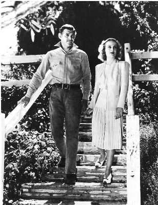 Clark Gable, Carole Lombard after their 1939 wedding
