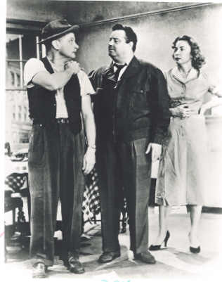 Art Carney , Jackie Gleason,  Audrey Meadows in  The Honeymooners 