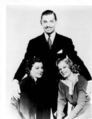 Clark Gable, Myrna Loy, Jean Harlow in Wife Vs. Secretary (1936)