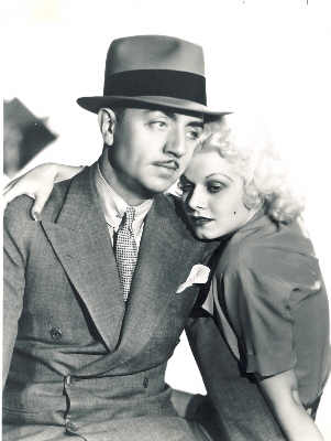 William Powell, Jean Harlow in Reckless 1935