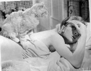 Audrey Hepburn and "Cat" from Breakfast at Tiffany's